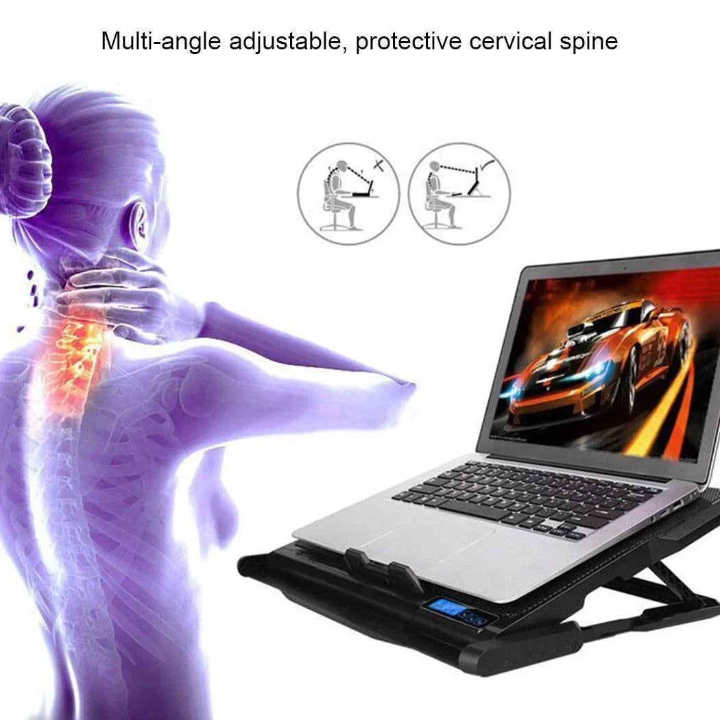 Cooler Cooling Conditioner Laptop Computer Notebook movable Fan Pad "Happyline" atmospheric Usb