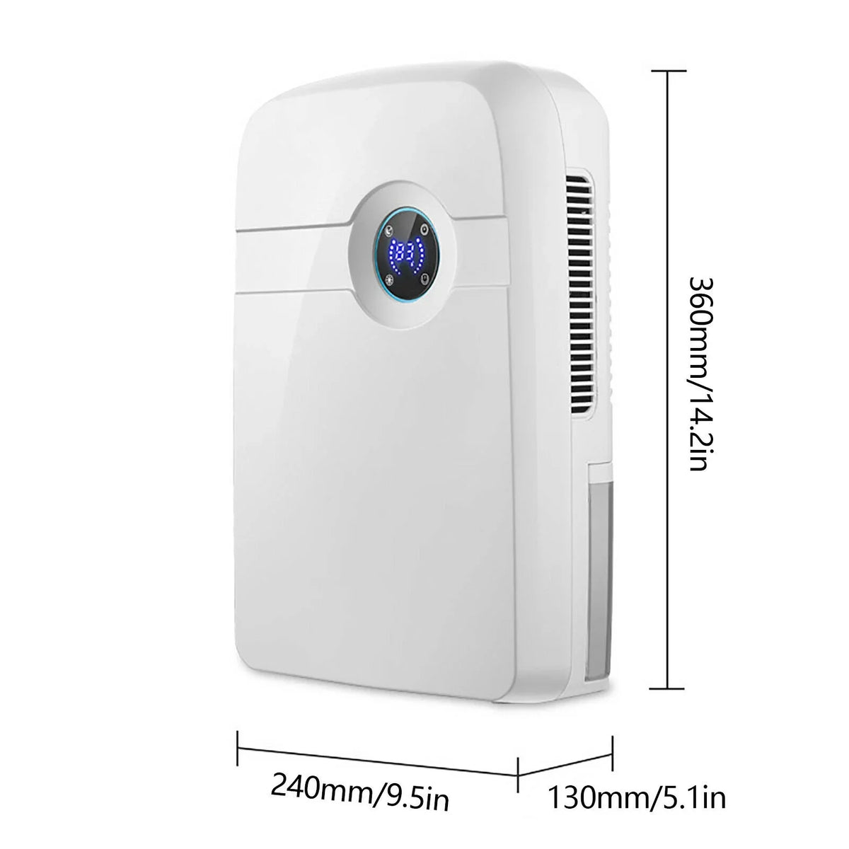 Dehumidifier with Remote Control Small 42W mobile MIDUO Dehumidifier Home for 2.5L