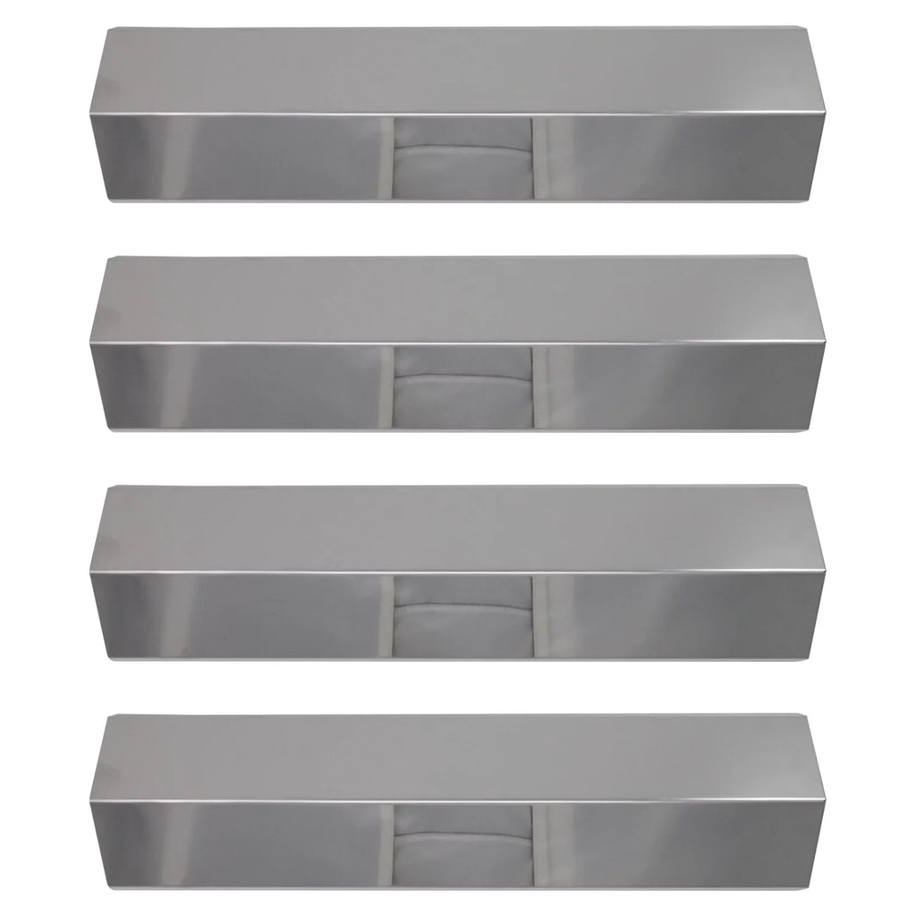 Vaporizer Barbeque Guard, Parts Flame Shield Replacement Cover Deflector, 810-8410-F Bar, Stainless Flavorizer Plate 15" Compatible for Tamer, Grill Heat BBQ 4-Pack Steel Burner - Bar, Charmglow Tent