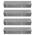 Vaporizer Barbeque Guard, Parts Flame Shield Replacement Cover Deflector, 810-8410-F Bar, Stainless Flavorizer Plate 15" Compatible for Tamer, Grill Heat BBQ 4-Pack Steel Burner - Bar, Charmglow Tent