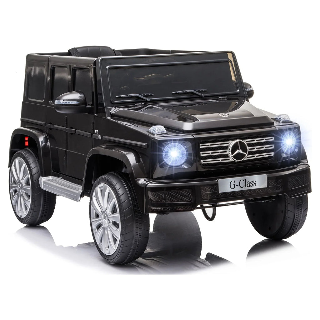 12 Working & Powered Bright with Suspension Headlights, Ride-On Mercedes Control, V Remote G500 Benz Aosom