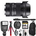 18-50mm 64GB Contemporary E - Sony Kit Lens Accessory Sigma f/2.8 DN Video + for - Bundle Flash DC
