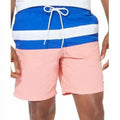 Trunks Colorblocked T01131 Swim 8" Pale Nautica in Coral-XL Men's
