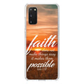 '- Case Not Tempered DistinctInk Shockproof Bumper, 5G Back, - Faith / Luke S20 Hybrid Galaxy Makes Make Possible Protector Glass (6.7" Does TPU for Acrylic 1:37 - Clear Screen PLUS Easy Screen)