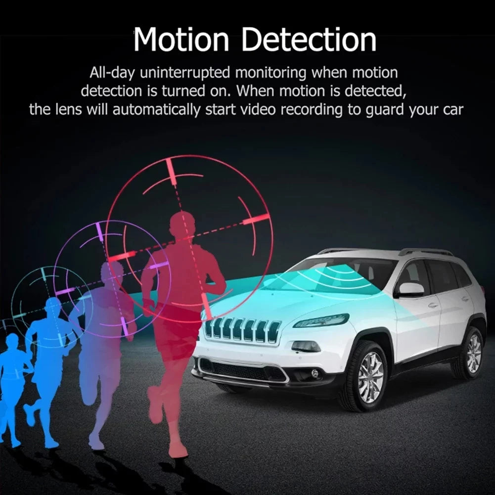 Recorder DVR Rear G-Sensor Cam Car and 1080P Lens Front Dash Dual Video Camera