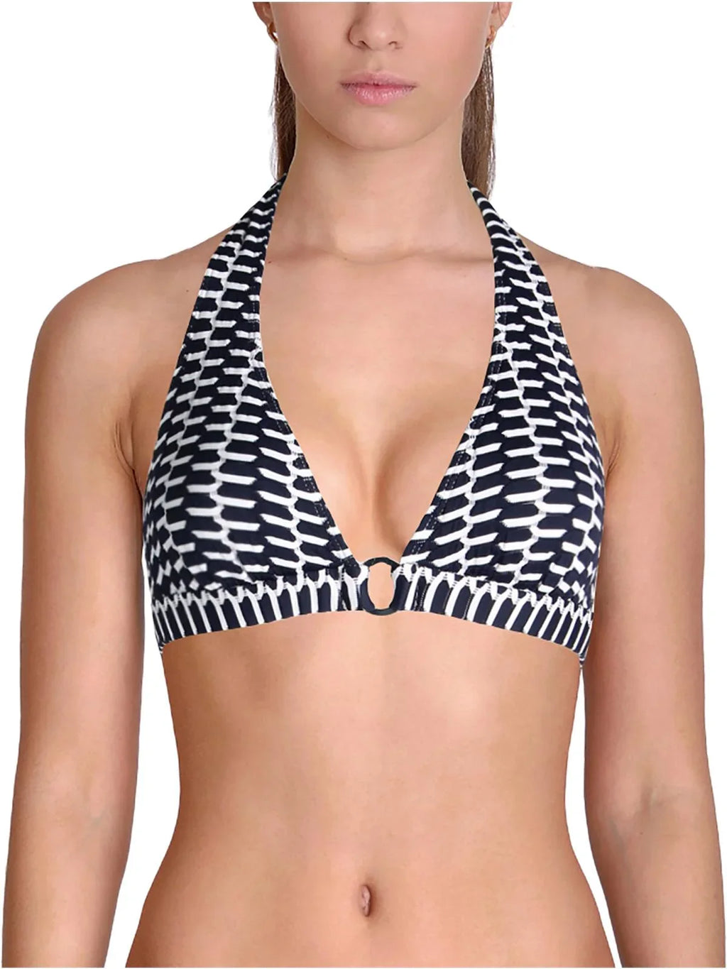Ring Hole A Swim Navy Womens Shoshanna Top Printed Separates