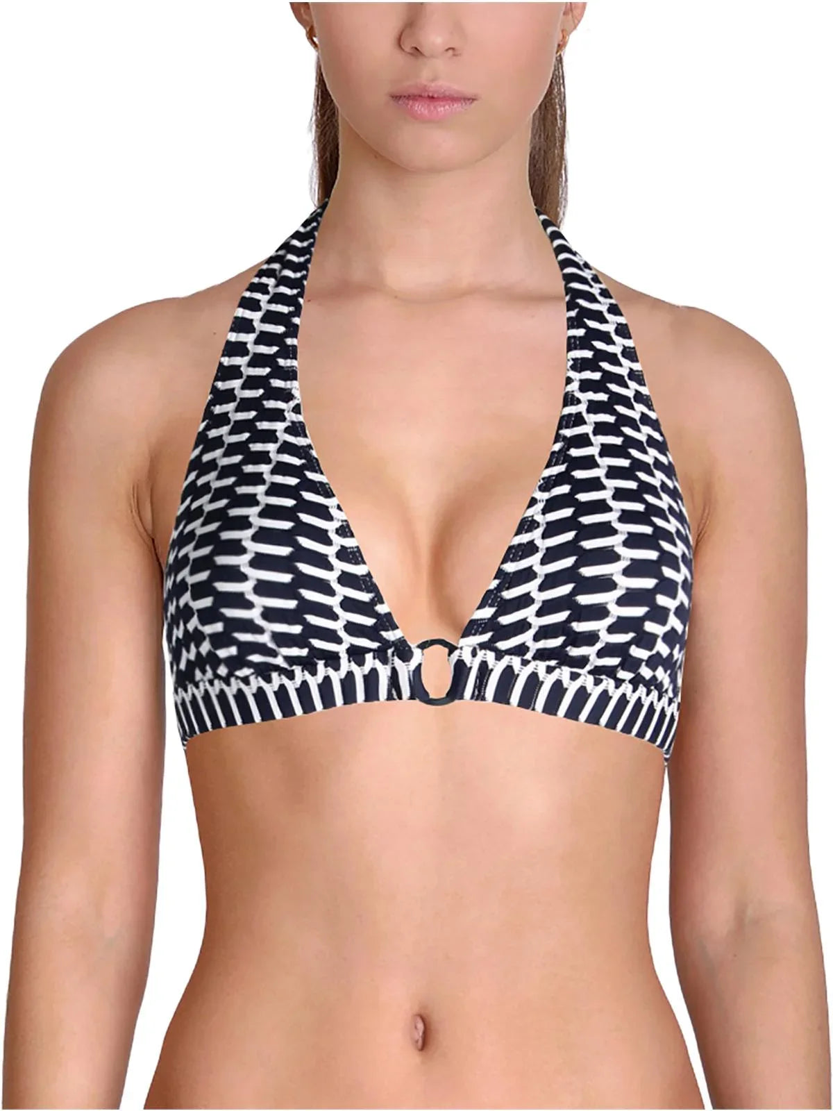 Ring Hole A Swim Navy Womens Shoshanna Top Printed Separates