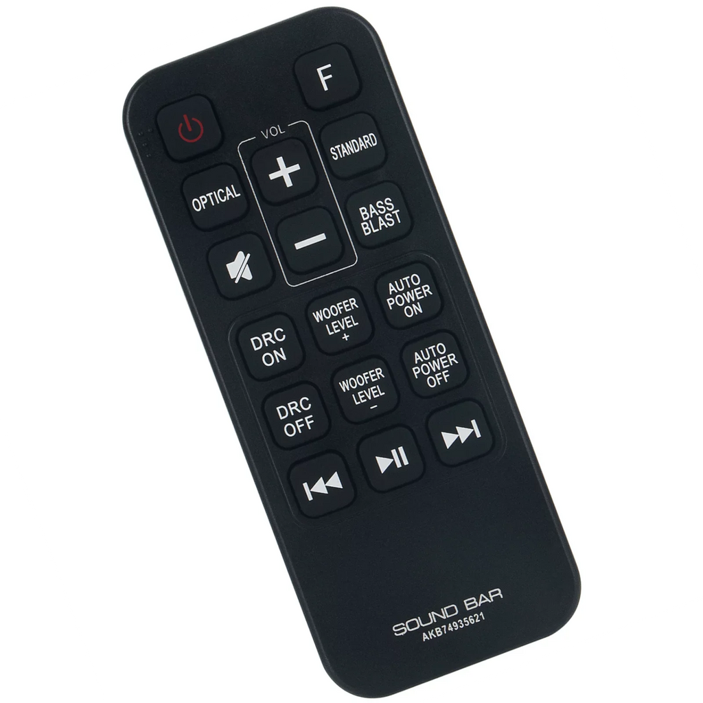 Bar Wireless Control for AKB74935621 LG Remote Sound SPJ2B-W Replacement SJ2