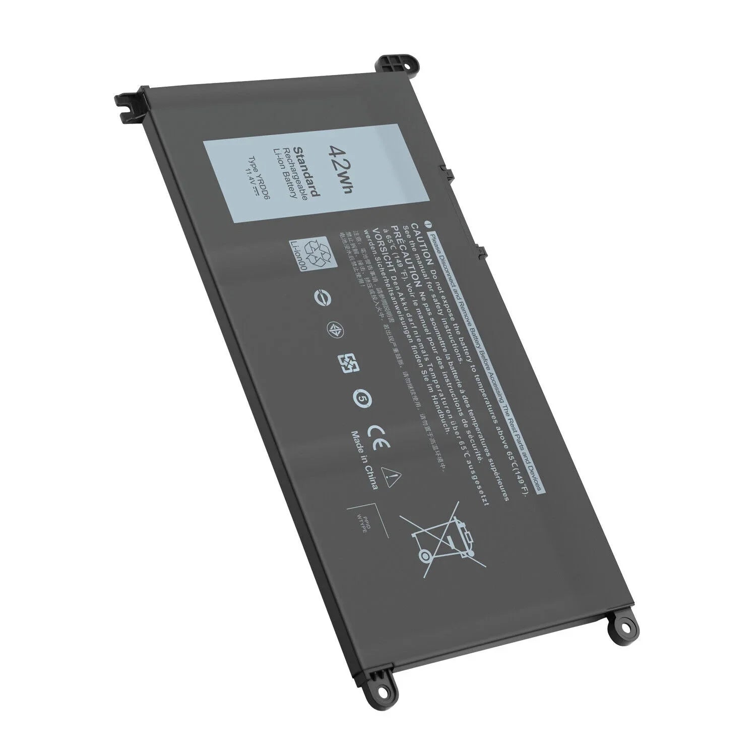 5485 For 7586 Dell 3310 Inspiron 5593 Battery 5591 YRDD6 5491 42Wh 2-in-1 5482