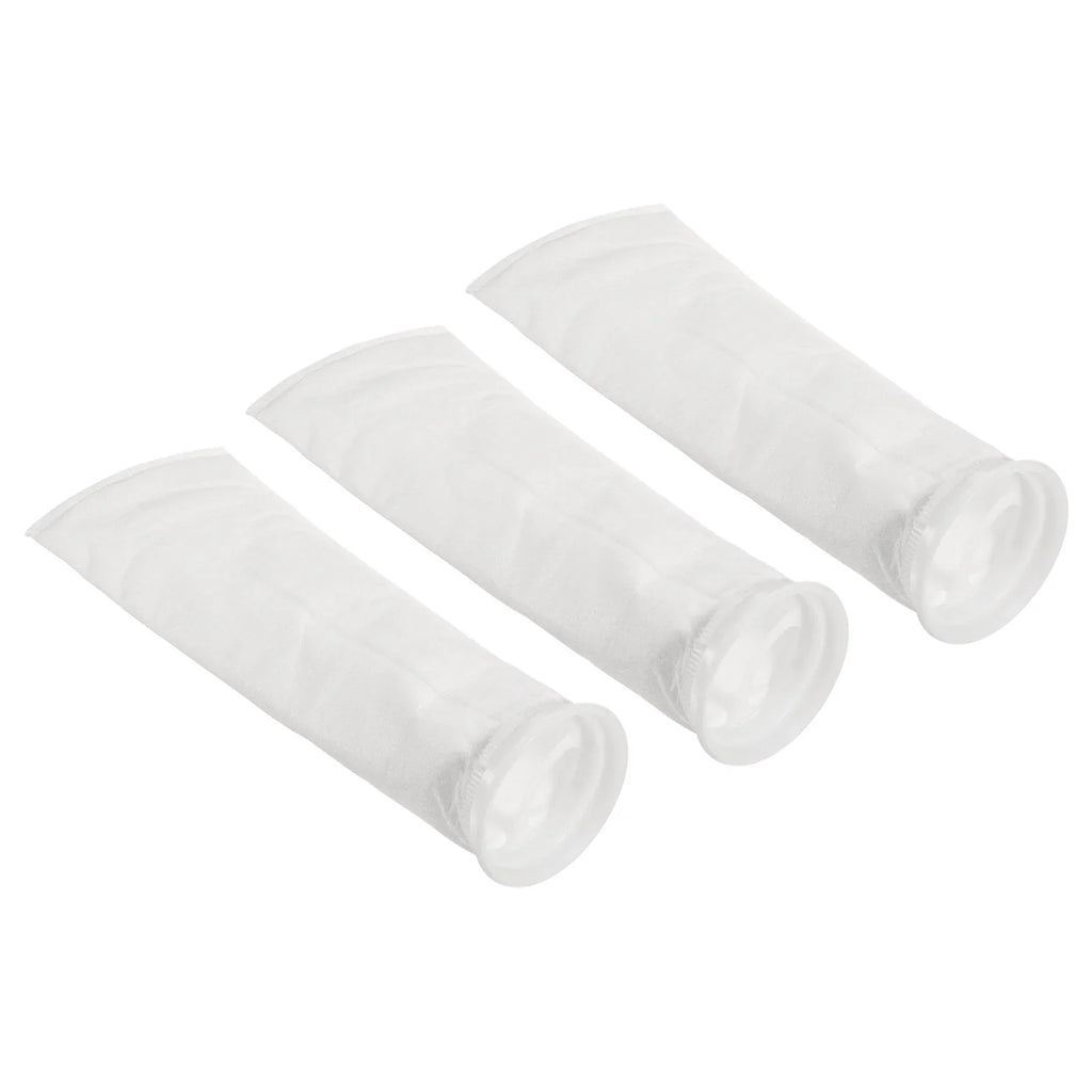 Socks, Mesh Pool Ring Micron 3 Filter Inch 4 Bags Skimmer Uxcell Pack 50 Basket