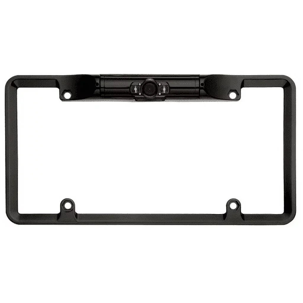 Plate LED Full-Frame Camera Lights and BOYO Parking (Black) Lines Backup License - with VTL300CL
