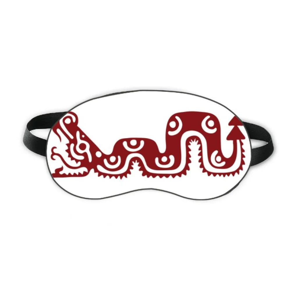 Mexican Cover Shield Ancient Night Shade Civilization Blindfold Eye Sleep Totems Snake Soft Mexico