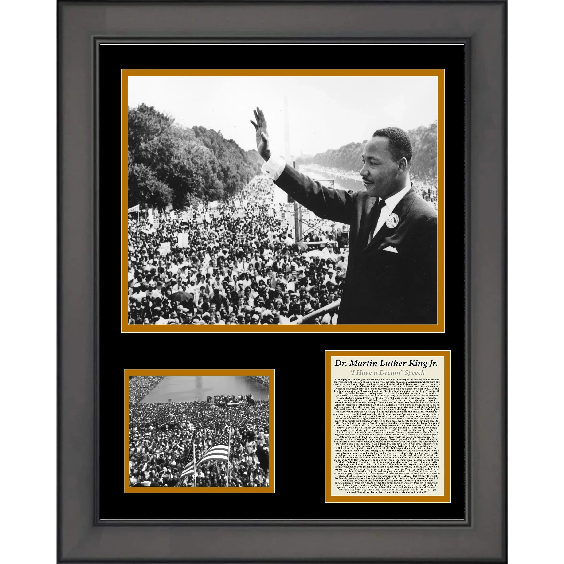 Dream Photo a King Collage Have Speech Martin Luther I Framed 12x15 Jr. Dr.