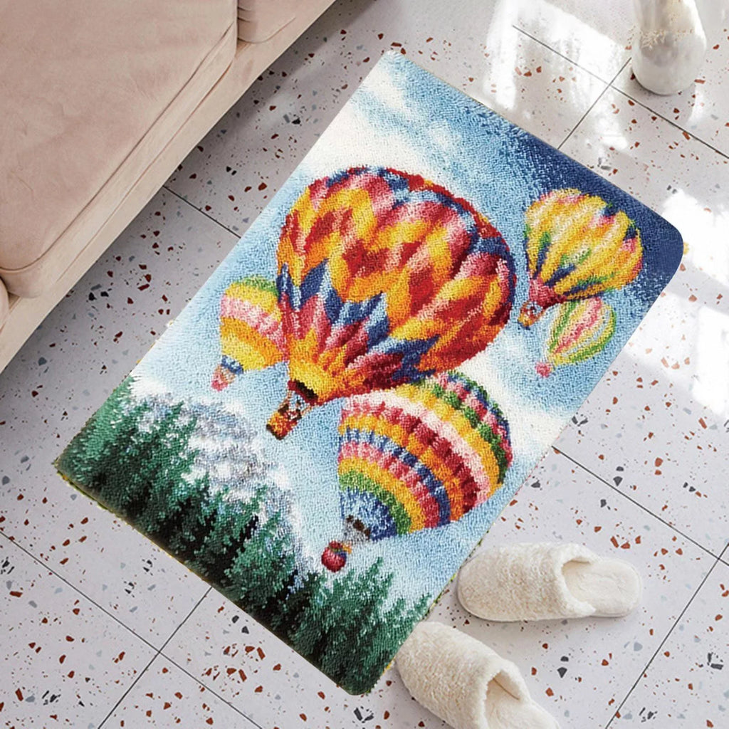 Rug Hot latch for Adults Hook Kids and crafts Crochet Living and room Carpet Cushion Embroidery Blanket latch hook Rug, hook for Kits, Balloon and home oxygen