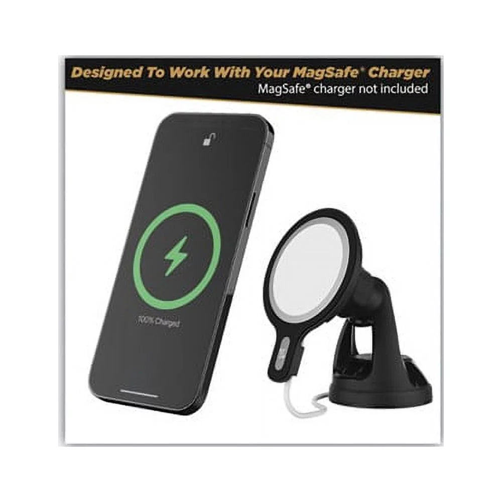 Kit MagicMount 12, iPhone for Phone Holder Black MSC Mount Window/Dash Car