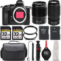 International Lens + Battery f/1.8 S Lens 35mm Cleaning + + - Nikon Storage with Filter 50-250mm VR Mirrorless Z5 Version Backup UV f/4.5-6.3 + 64GB + Kit Case +
