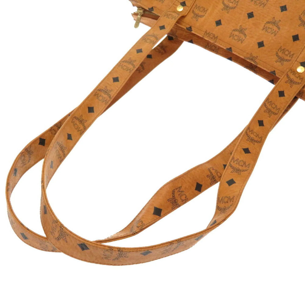 Tote MCM Brown Visetos Bag (Pre-Owned) Canvas