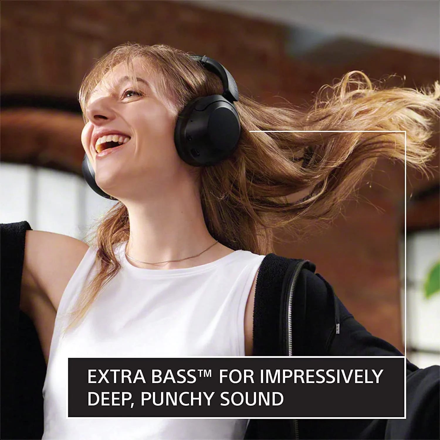 Extra AUX NeeGo Cancelling with WH-XB910N with Over Wireless Headphones Bass Headset Ear Noise Microphone Bluetooth Sony