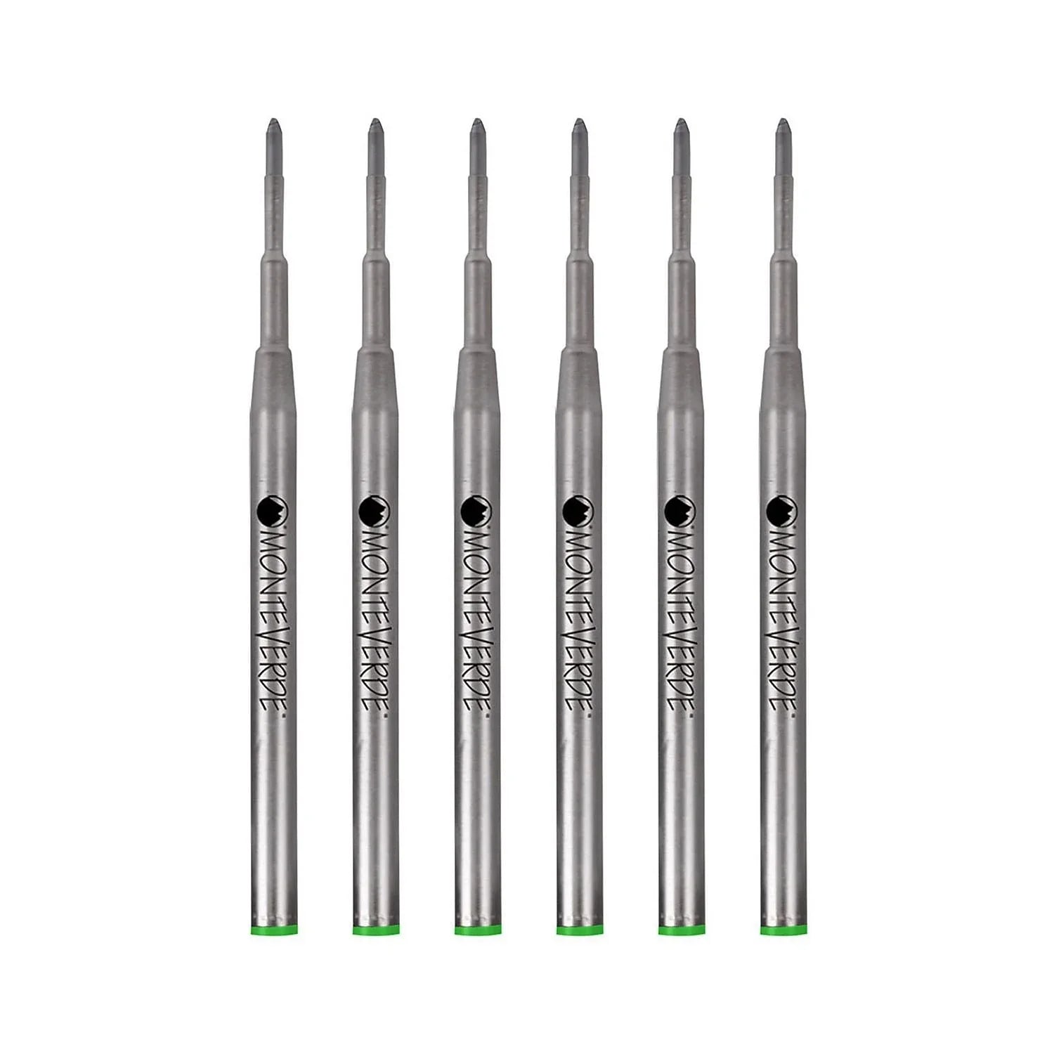 M133GN Montblanc Medium For Monteverde Ballpoint Ballpoint Refill Green 6/Pack Pens