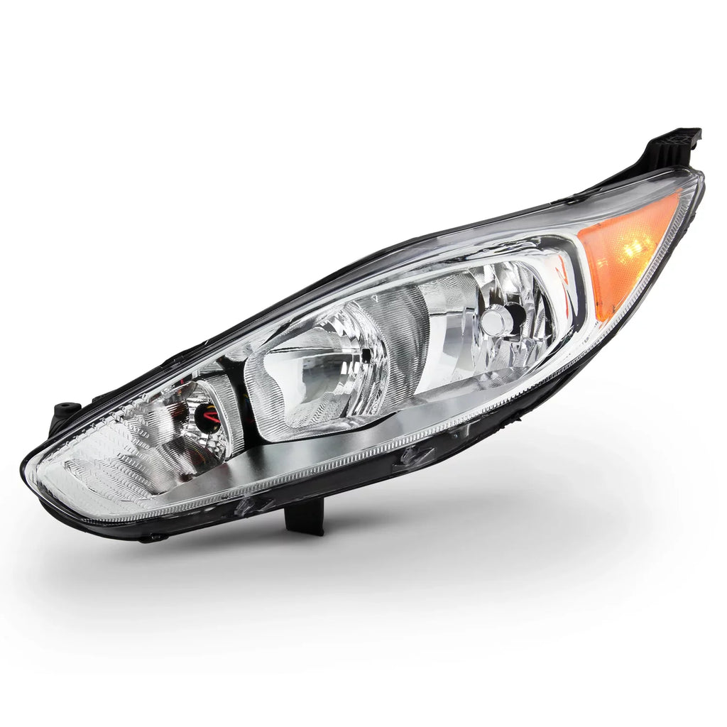 Type] Headlight Driver Chrome Hatchback Sedan Left [Halogen 2015 AKKON Titanium Ford 2014 2016 Headlamp 2017 Fiesta - Fits
