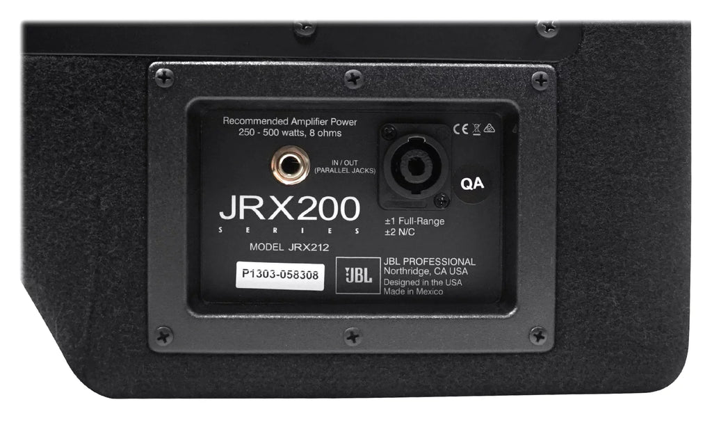 Truck Wedge JRX212 2-Way Hand JBL DJ Floor 1,000 Monitor + 12" P/A Speaker Watt