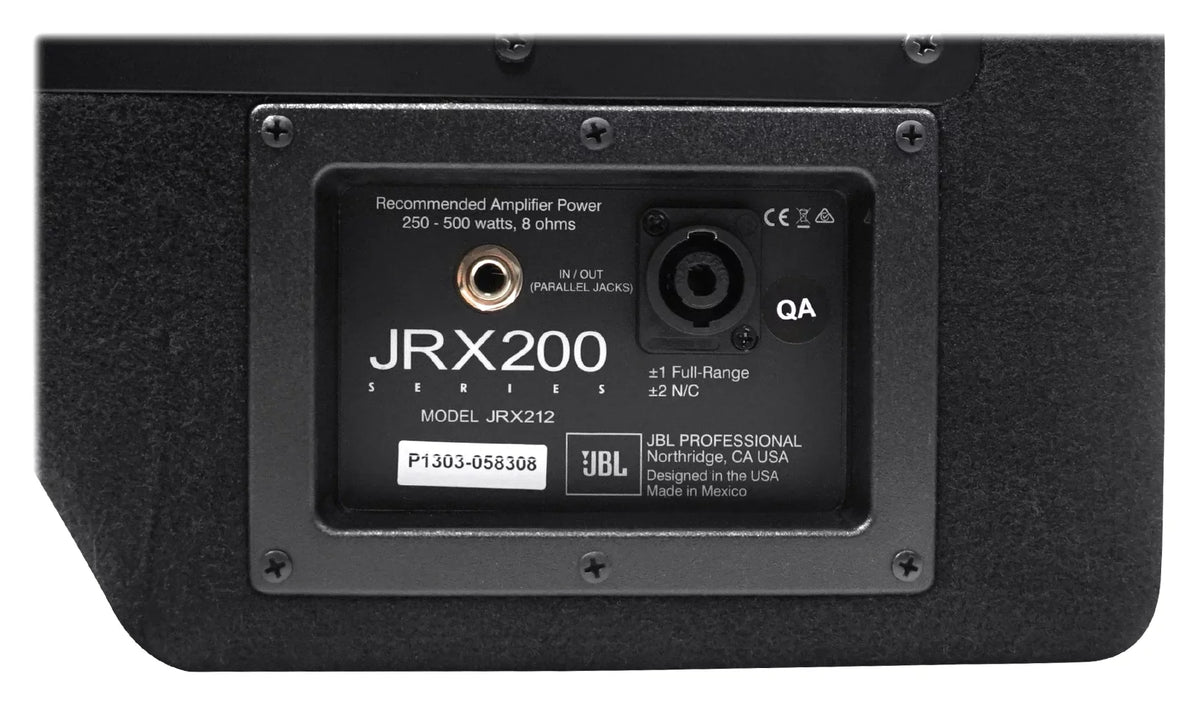 Truck Wedge JRX212 2-Way Hand JBL DJ Floor 1,000 Monitor + 12" P/A Speaker Watt