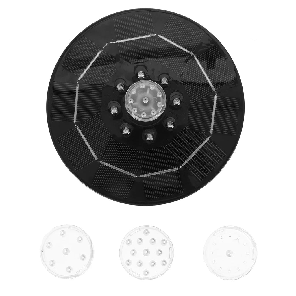 of Fountain Fountain Pond with Solar 1 LED Light Creative Outdoor Fountain Guichaokj set