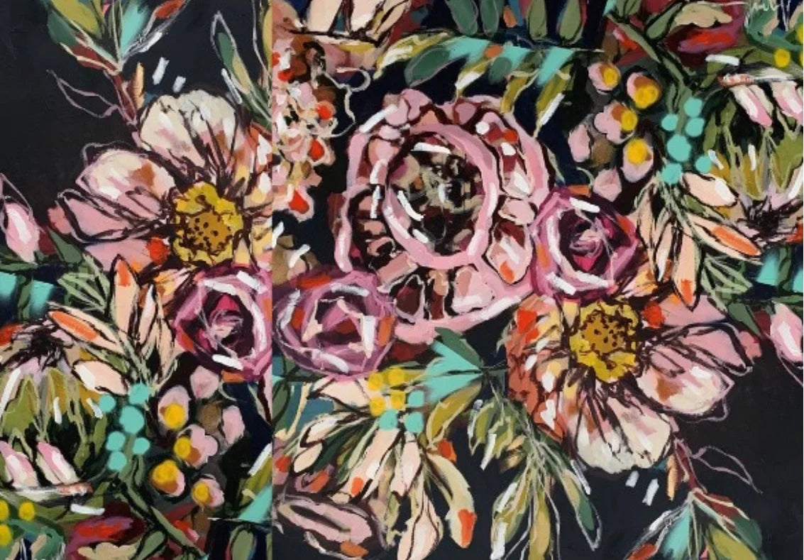 James Blooms Paul Cheung Midnight by Scarf 100% Cashmere -