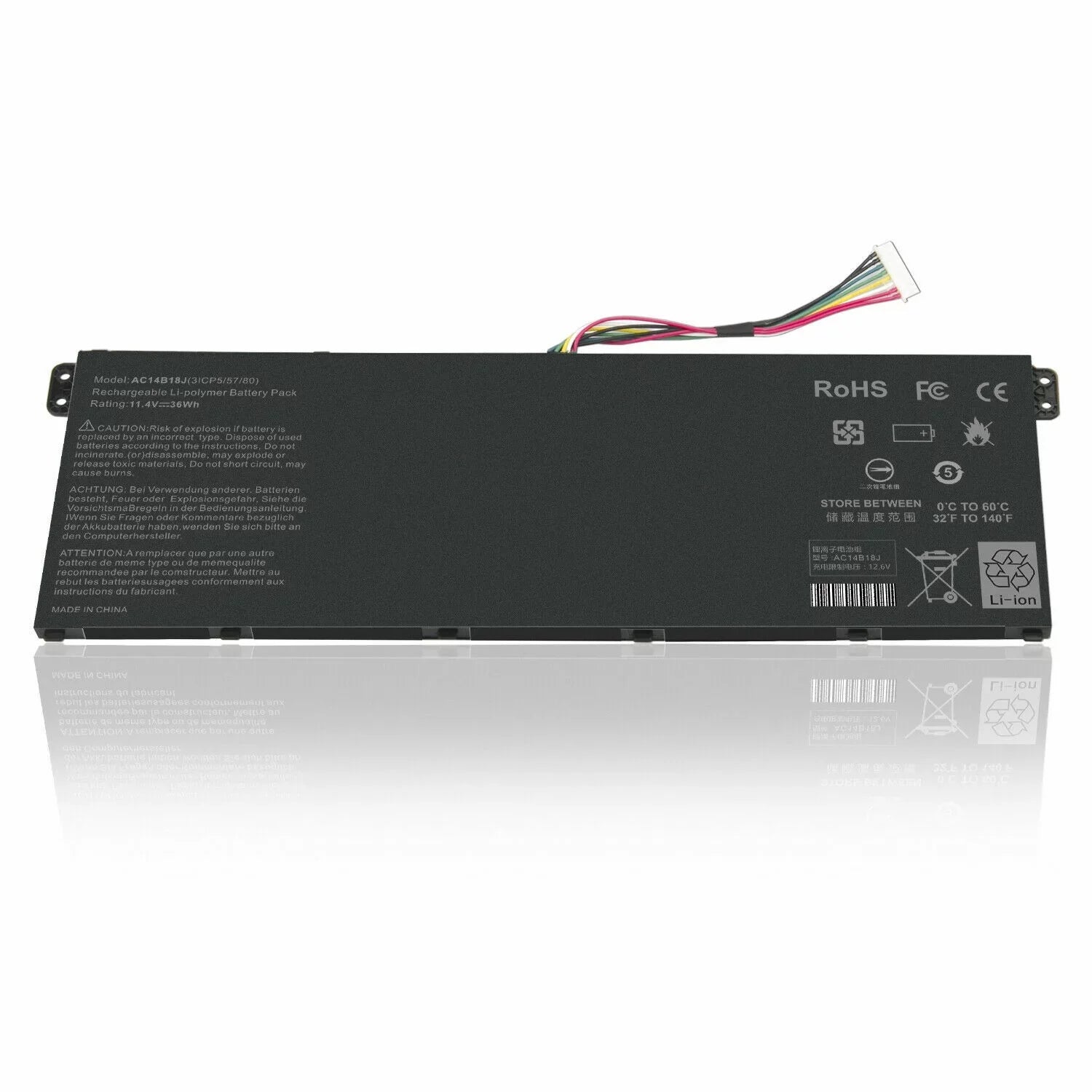 for Laptop C810 AC14B13J C910 Battery CB5-571 CB3-531 Acer Chromebook CB3-111