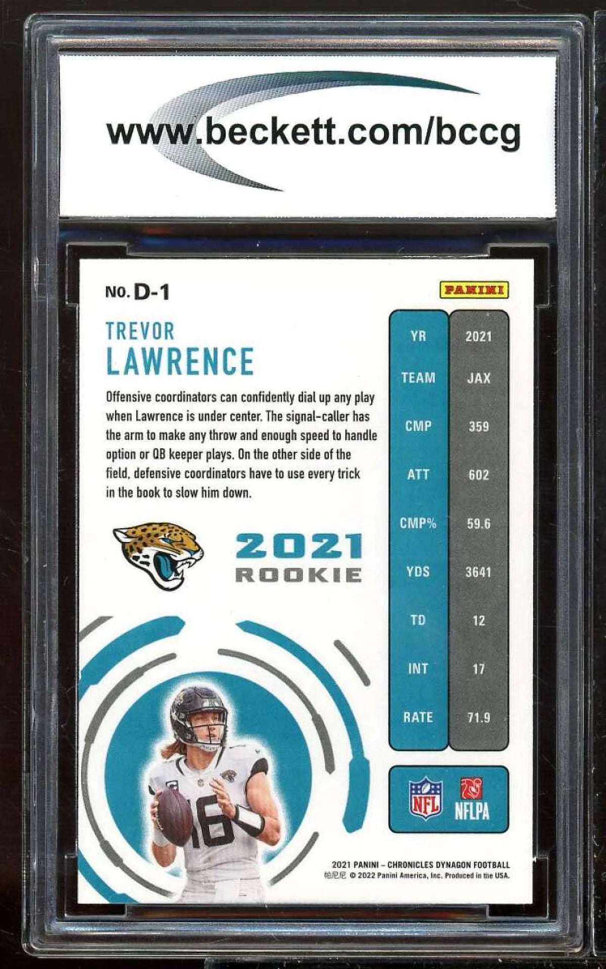 Trevor BCCG Panini Lawrence Mint+ Rookies Dynagon 10 #1 2021 Card Chronicles