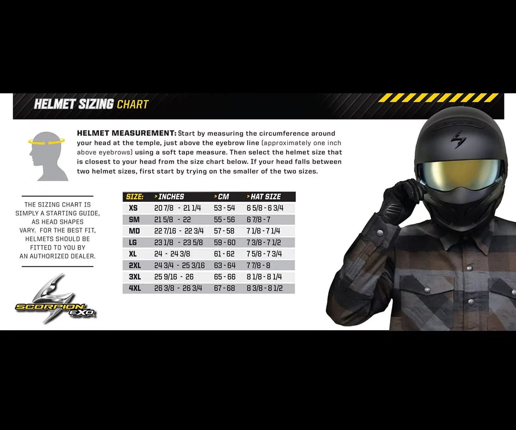 '- Black Helmet Scorpion EXO-R320 XS -