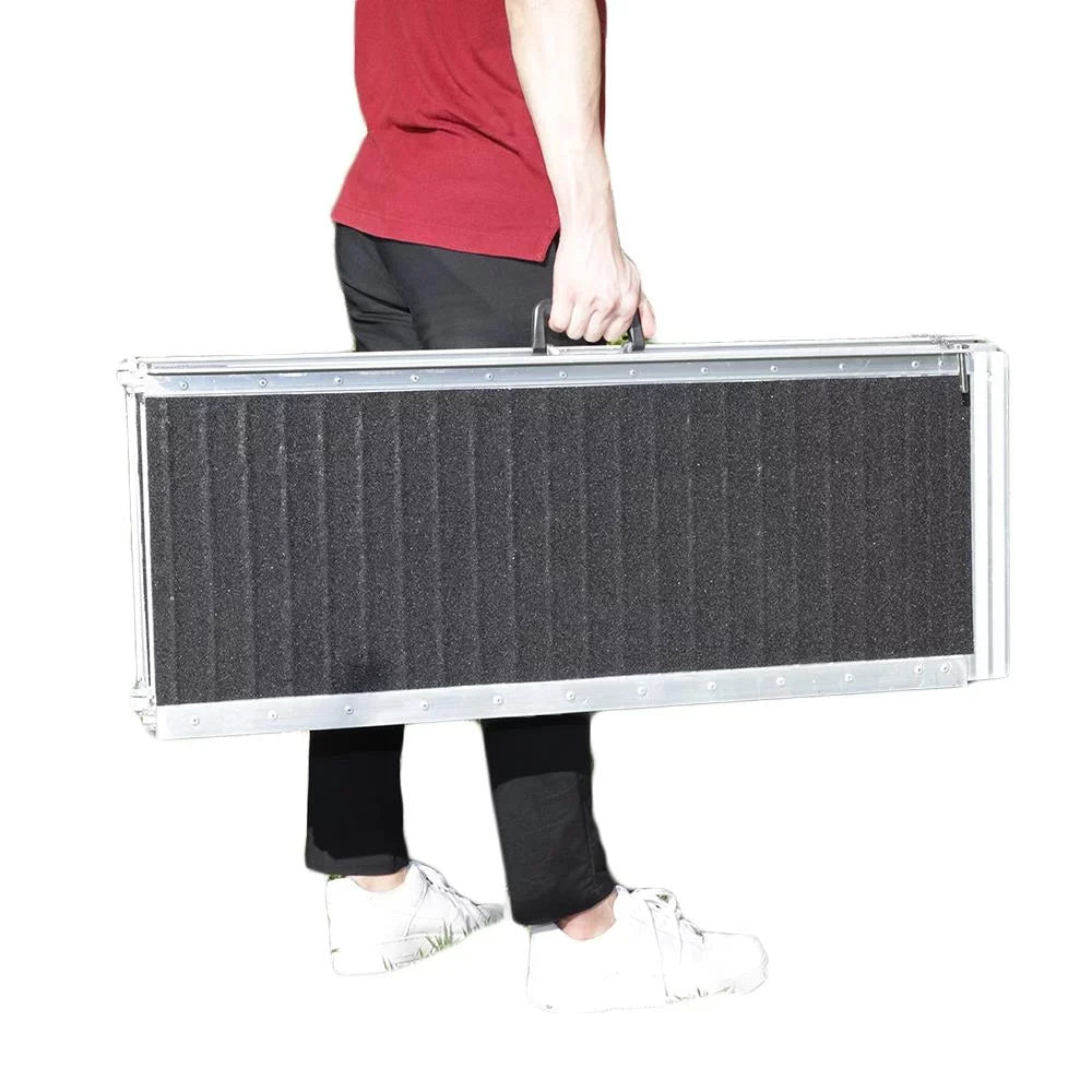 28" Mobility Ramp Carrier Non-skid Ktaxon Scooter x Wheelchair 72" Aluminum 6FT Multifold mobile