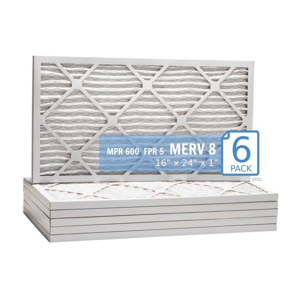 MERV Surface Extended (6 Pleated oxygen Filter, 40 Mechanical Pack) 8, oxygen Hi-E / 16x24x1, Guard Purolator