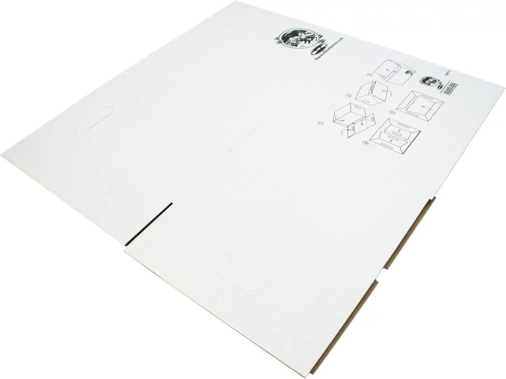 of Vinyl Sturdy Removable - Records Laser 90 Lid Holds Cardboard Set Record - #12BC13 Boxes Storage 10 or Box to 12" up Discs with -