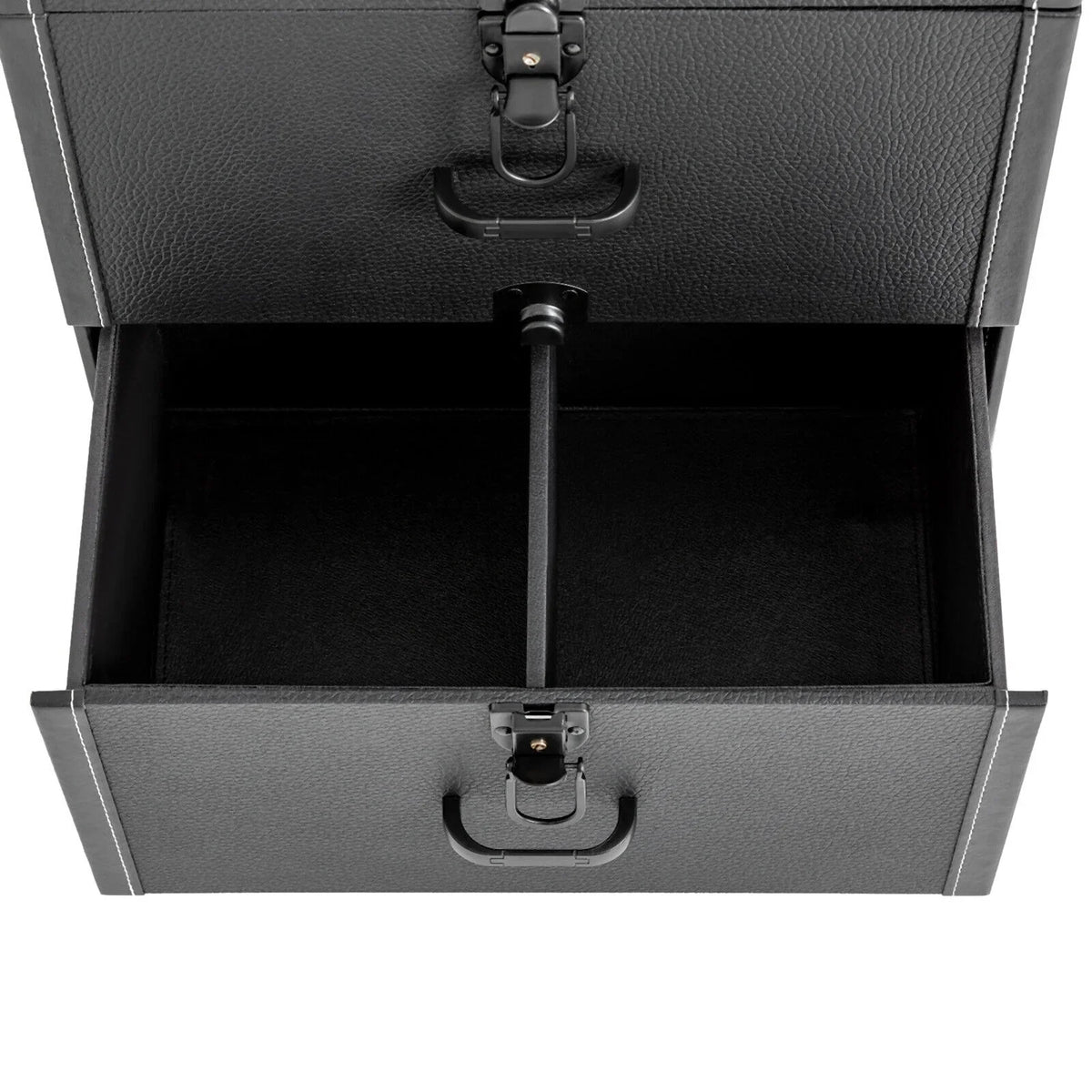 Polish Organizer 4 Train ZhdnBhnos Wheels Lock (Black) Box Rolling w/ Nail Storage & Case Luggage Trolley Makeup Cosmetic