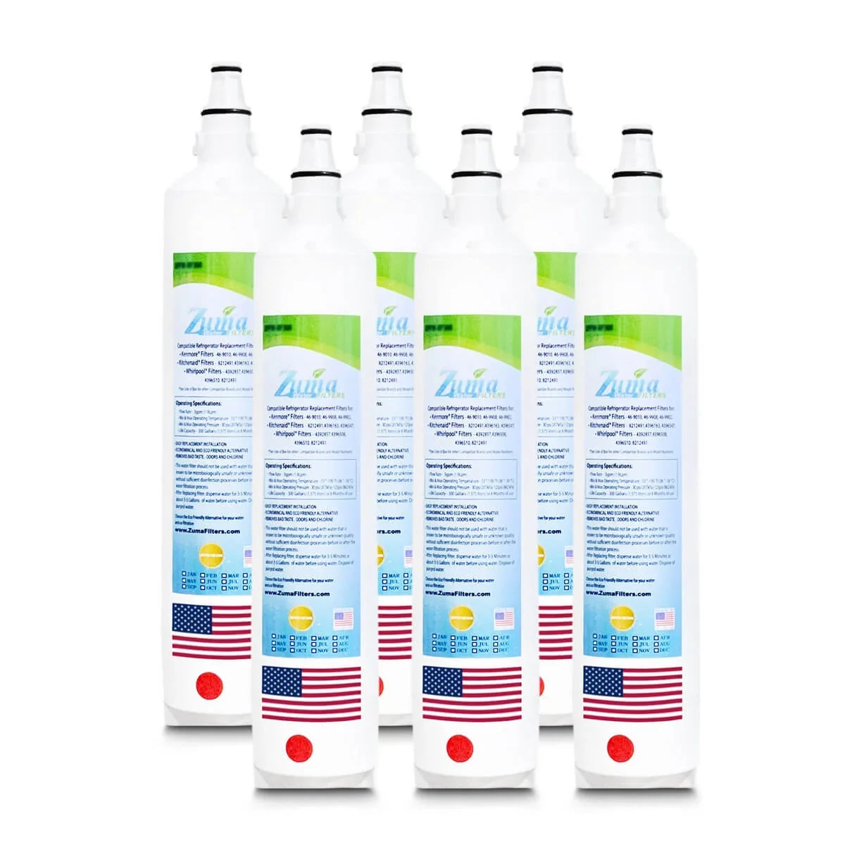, Subzero® U.S.A. in # 6 ZUMA Model - , with Filters Made IC18FIRH Compatible Brand Pack Water - , ZWFZ1-RF750