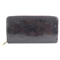Louis Unisex Verni Vuitton Monogram Amaranto LOUIS VUITTON Zipper M93522 Round Long Pre-Owned (Good) Wallet Zippy