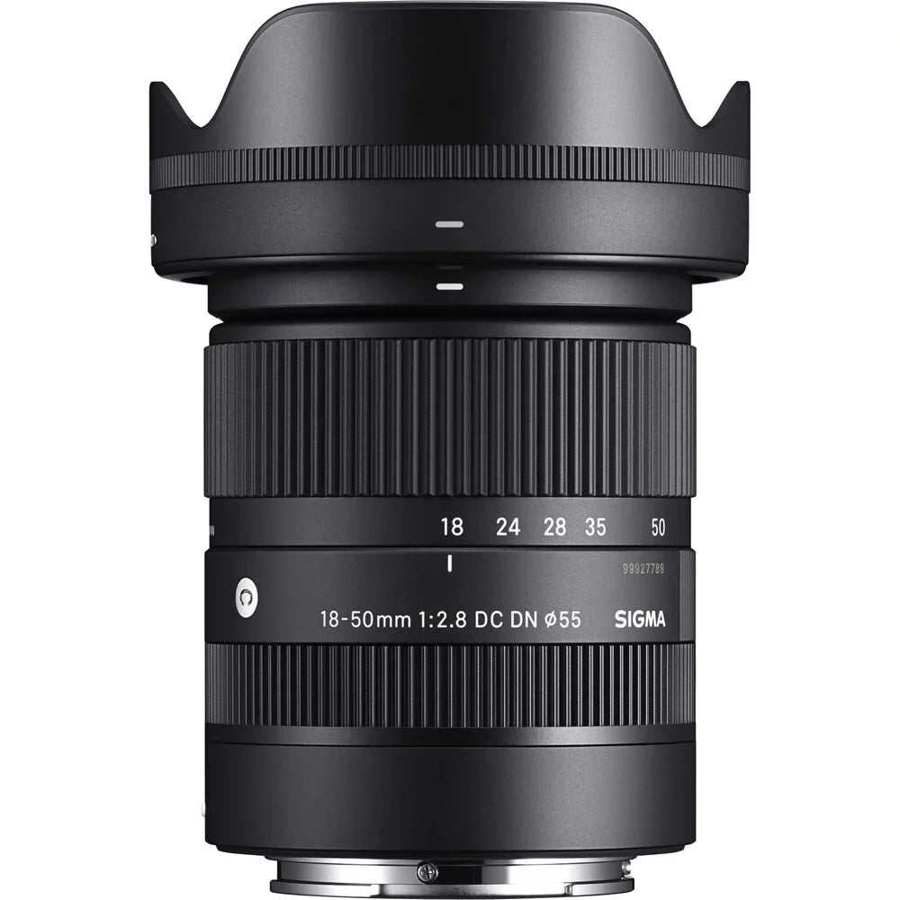 18-50mm 64GB Contemporary E - Sony Kit Lens Accessory Sigma f/2.8 DN Video + for - Bundle Flash DC