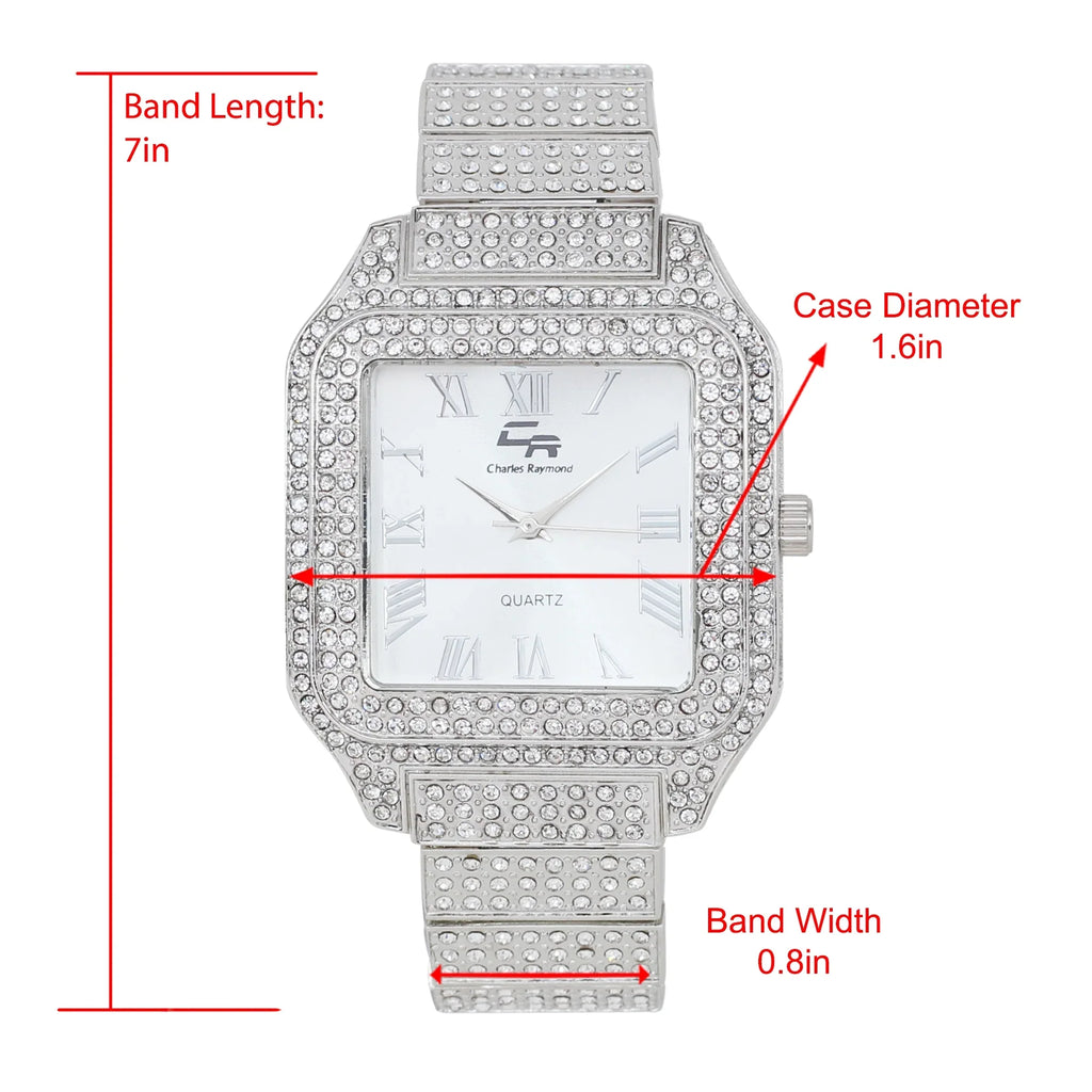 Diamonds Timeless and Women's Classic-SLV) Testament (L0513LA Iced Out True Crystal Beauty to a Glamour Watch, blinged-Out Luxury