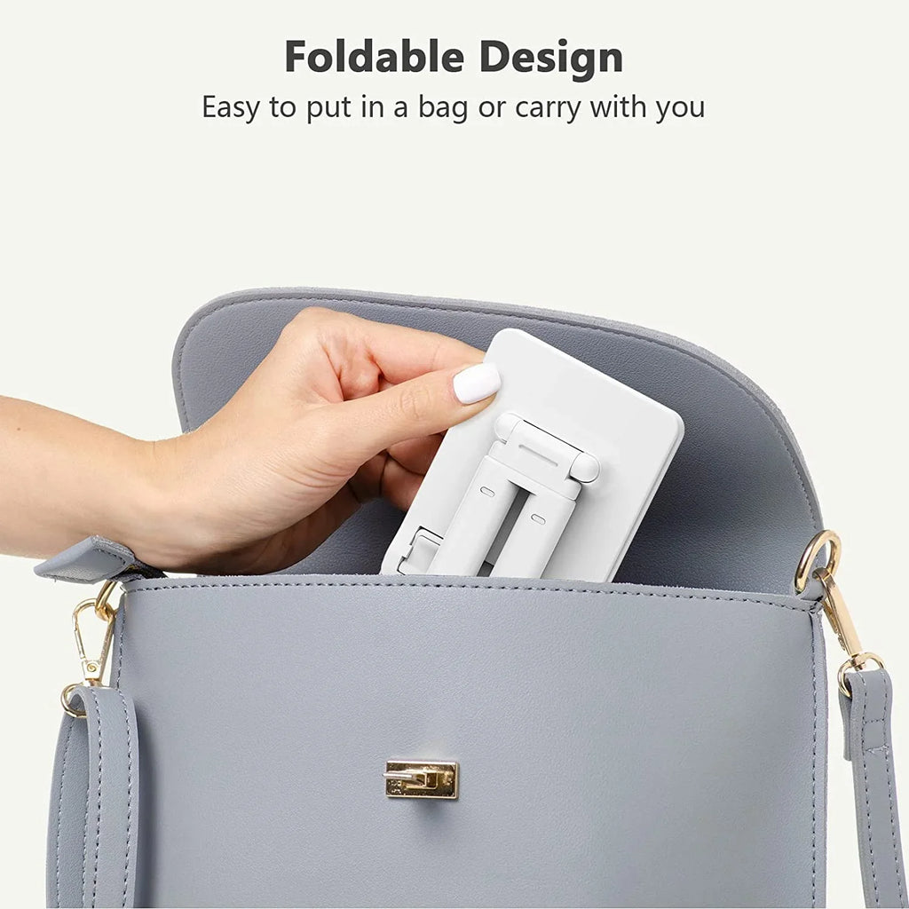 for Phone Cute mobile Double Anti-Slip Foldable Phone Holder Desk Rod Cell Tablet Phone Stand Stand Compatible