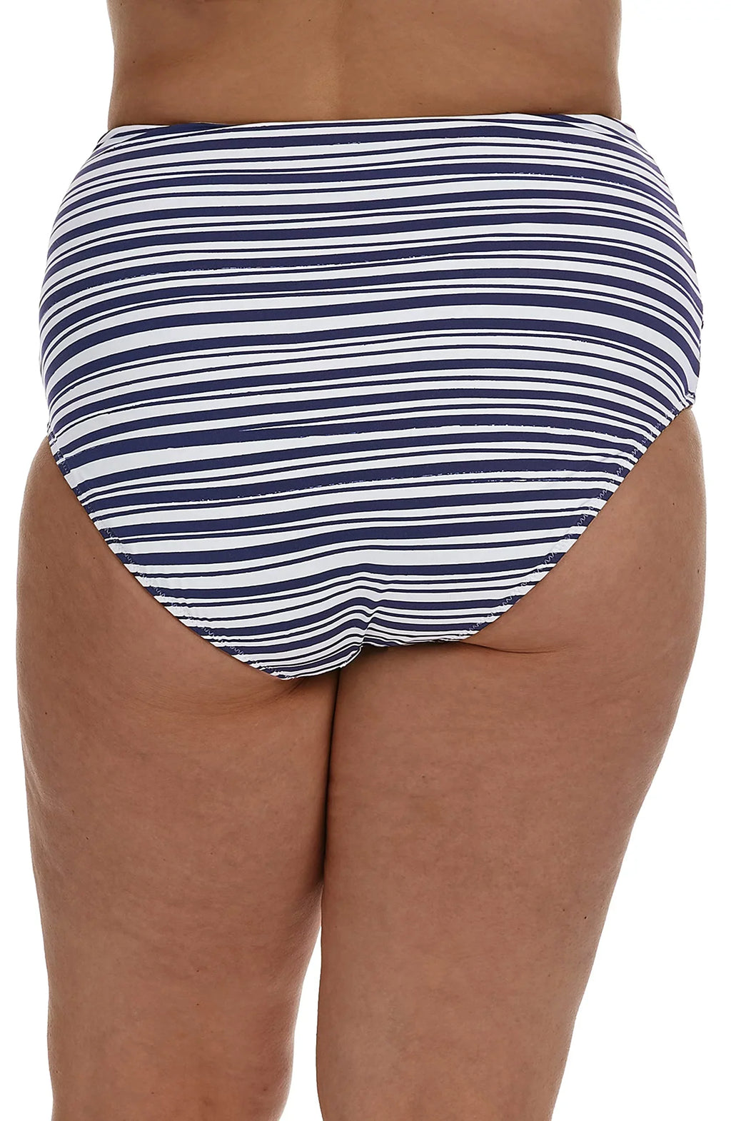 La Blanca Bikini Swimsuit Blue High 20W Womens $67 Hipster Waist Bottoms Size