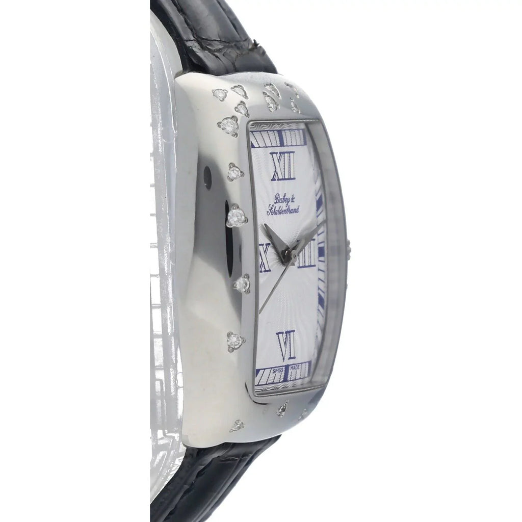 27mm Schaldenbrand Tonneau Watch Steel Women's Dubey &amp; Fantasy Automatic Lady
