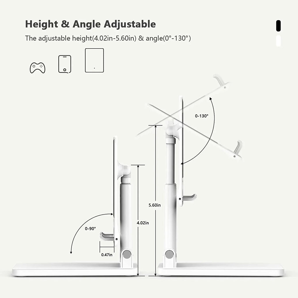 for Phone Cute mobile Double Anti-Slip Foldable Phone Holder Desk Rod Cell Tablet Phone Stand Stand Compatible