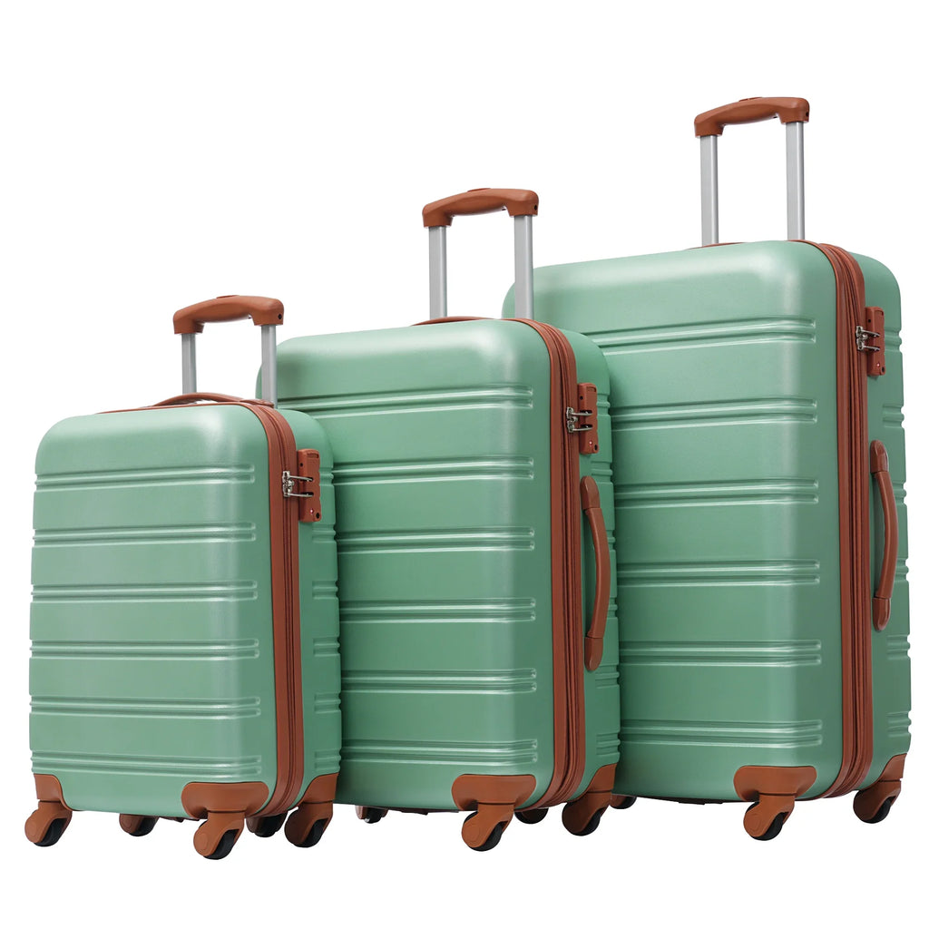 Hardside Spinner 20" 3 Set Lock 28" Available Suitcase Luggage 24" Crtynell Piece with TSA