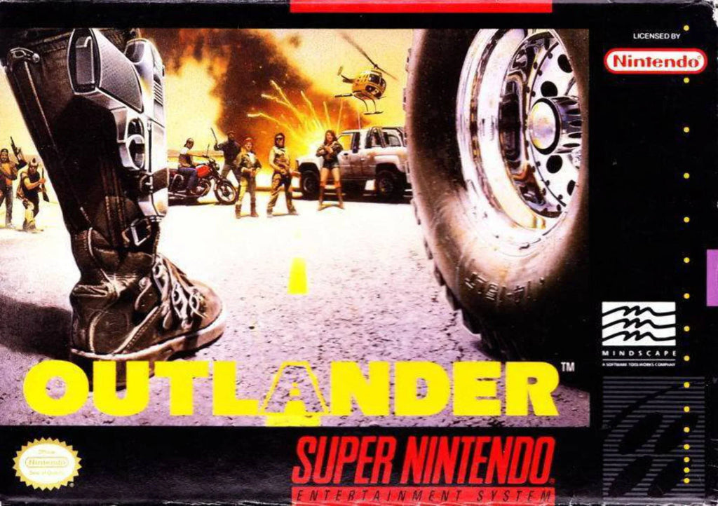 SNES Super Ent. NTSC/PAL - 1993 Cartridge System OutlAnder - Nintendo