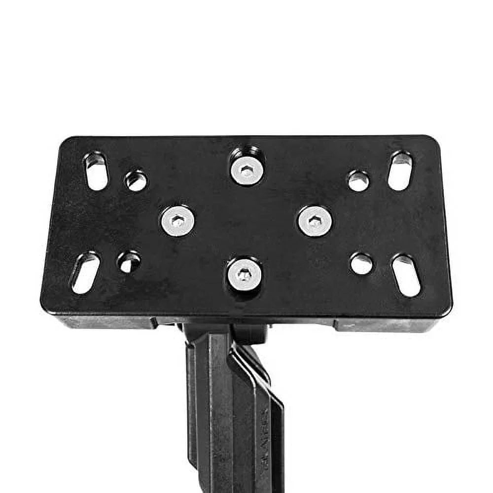Mounted LockNLoad Track Mount Compatible Helix with YakAttack Humminbird