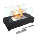 x 13.98''L Ventless Flame Outdoor W Ethanol 7.1'' Bio x Fireplace Guard Tabletop 8''H Metal Skypatio with
