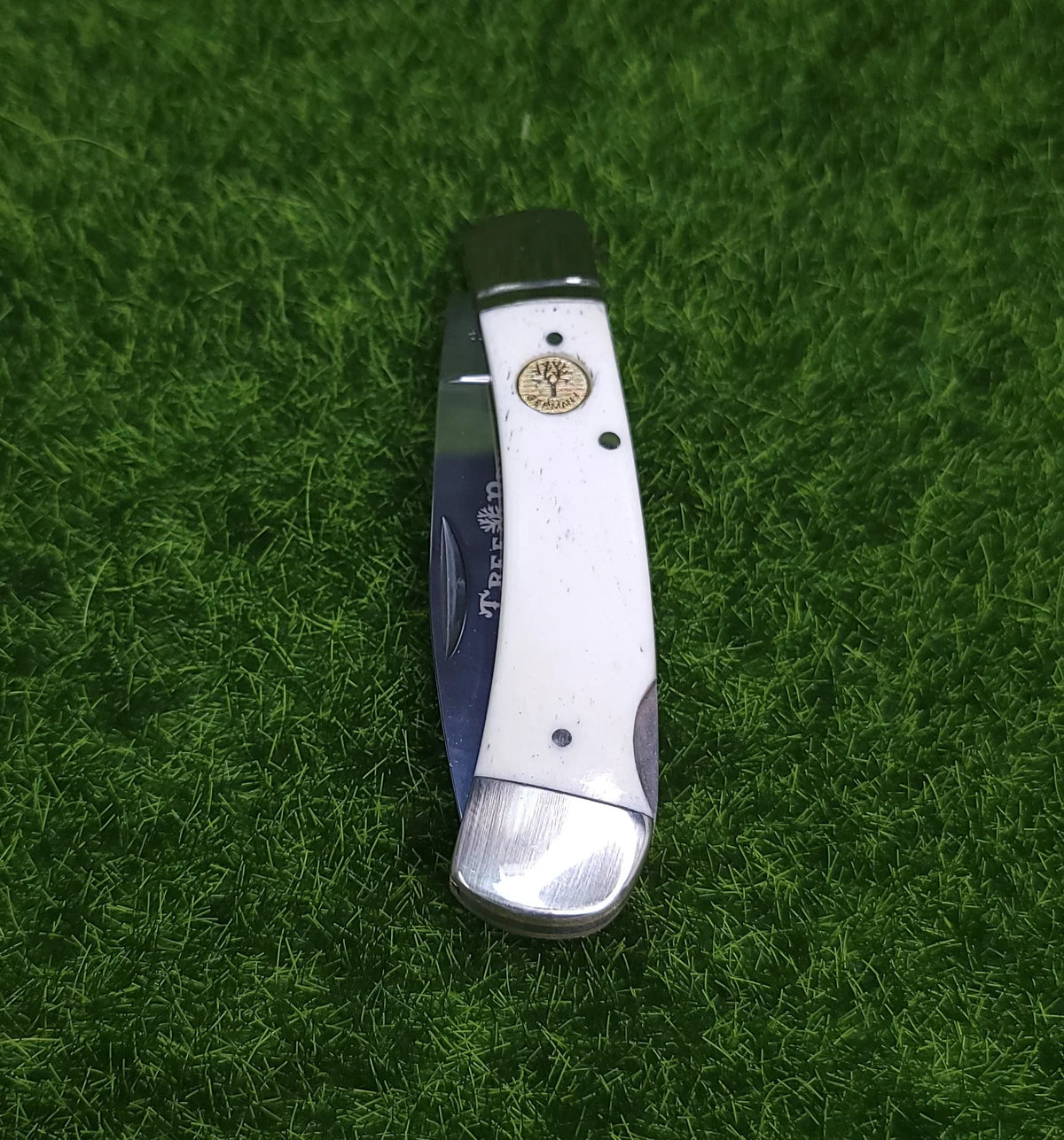 FOLDER 2.88" BOKER TRADITIONAL BONE SERIES CARBON STEEL WHITE POINT DROP