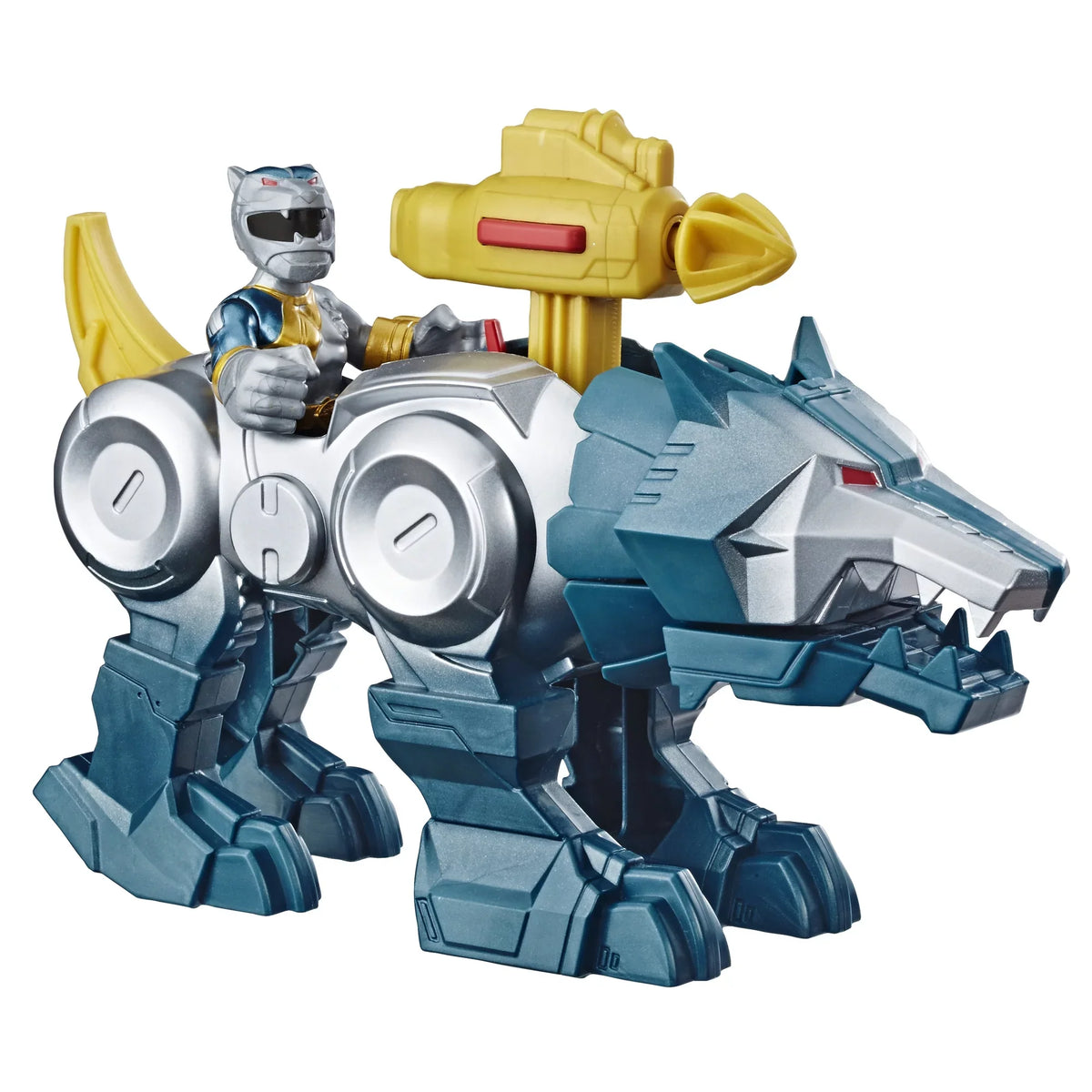 Silver Ranger and Heroes Playskool 2-Pack Figures Power Zord Rangers Wolf