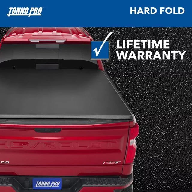 Tonno Tonneau Bed Truck (73.7") Bed | Tacoma Fold, 6' HF-562 - Pro 2" Toyota Fits 2023 2016 | Folding Cover Hard Hard